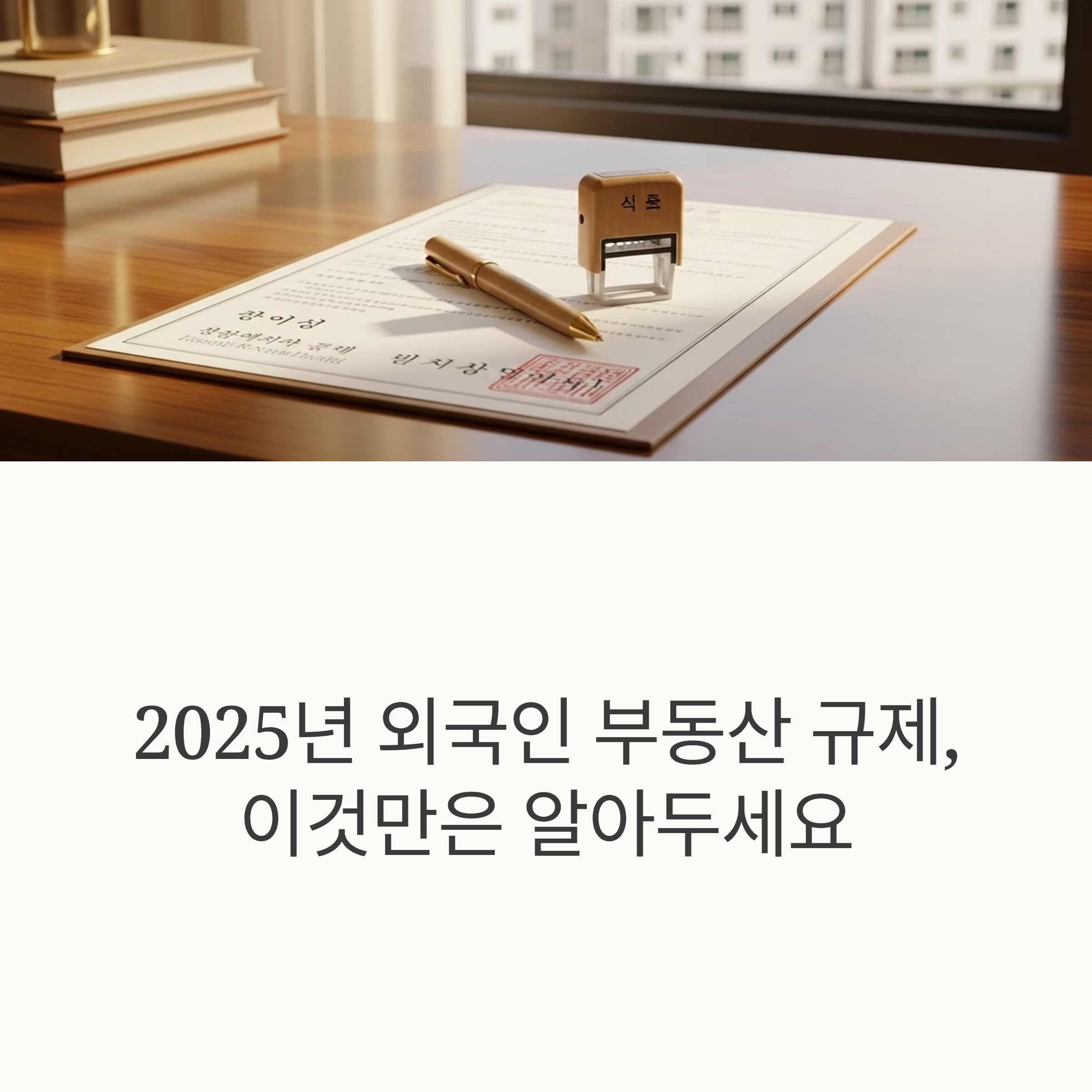 외국인 부동산 규제 썸네일