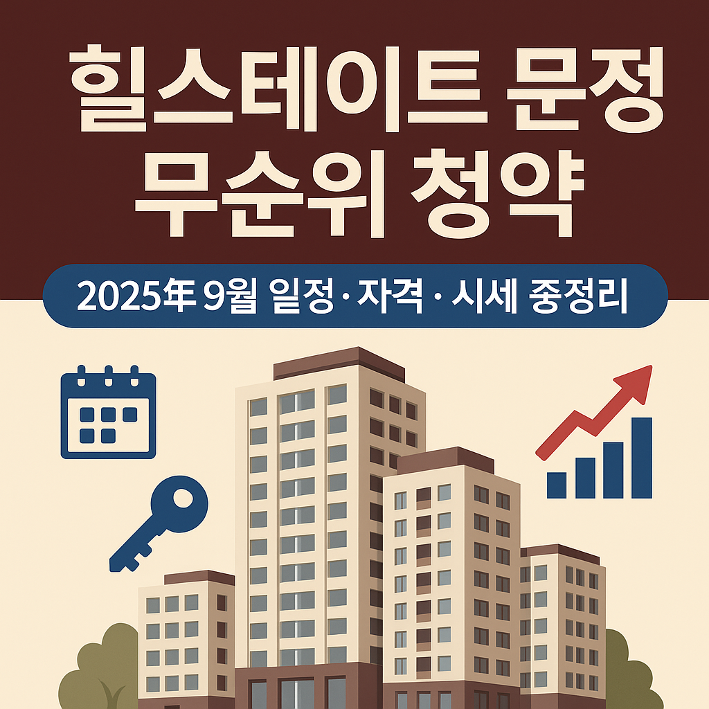 힐스테이트 무순위 청약