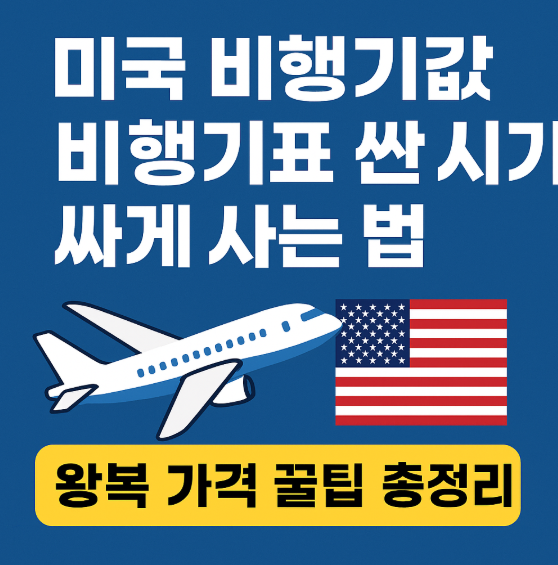 미국 비행기값 비행기표 싼 시기 싸게 사는 법