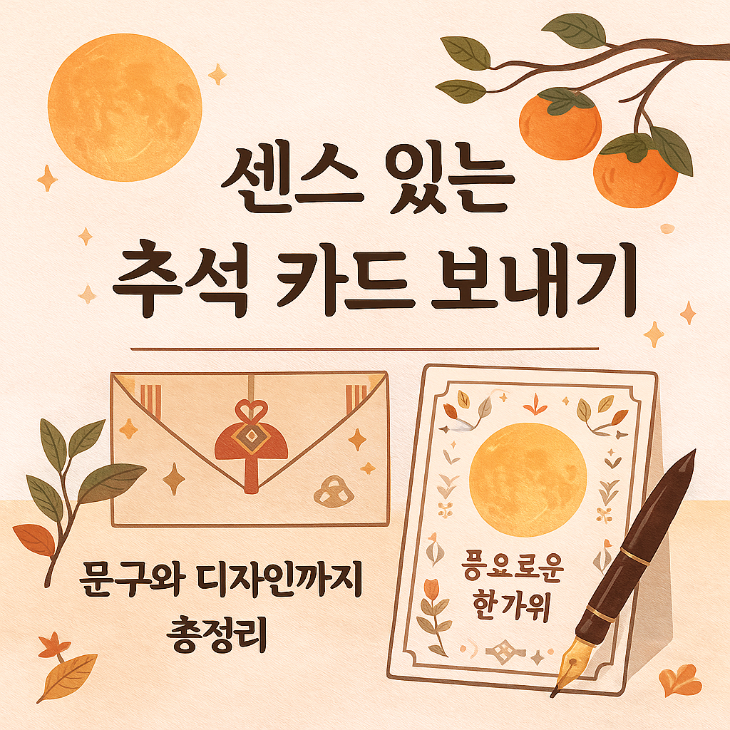 추석 카드 보내기