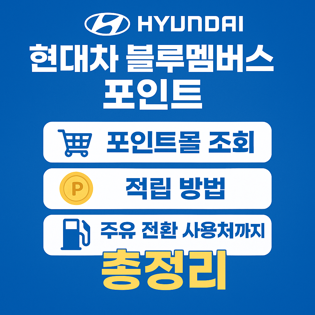 현대차 블루멤버스 포인트