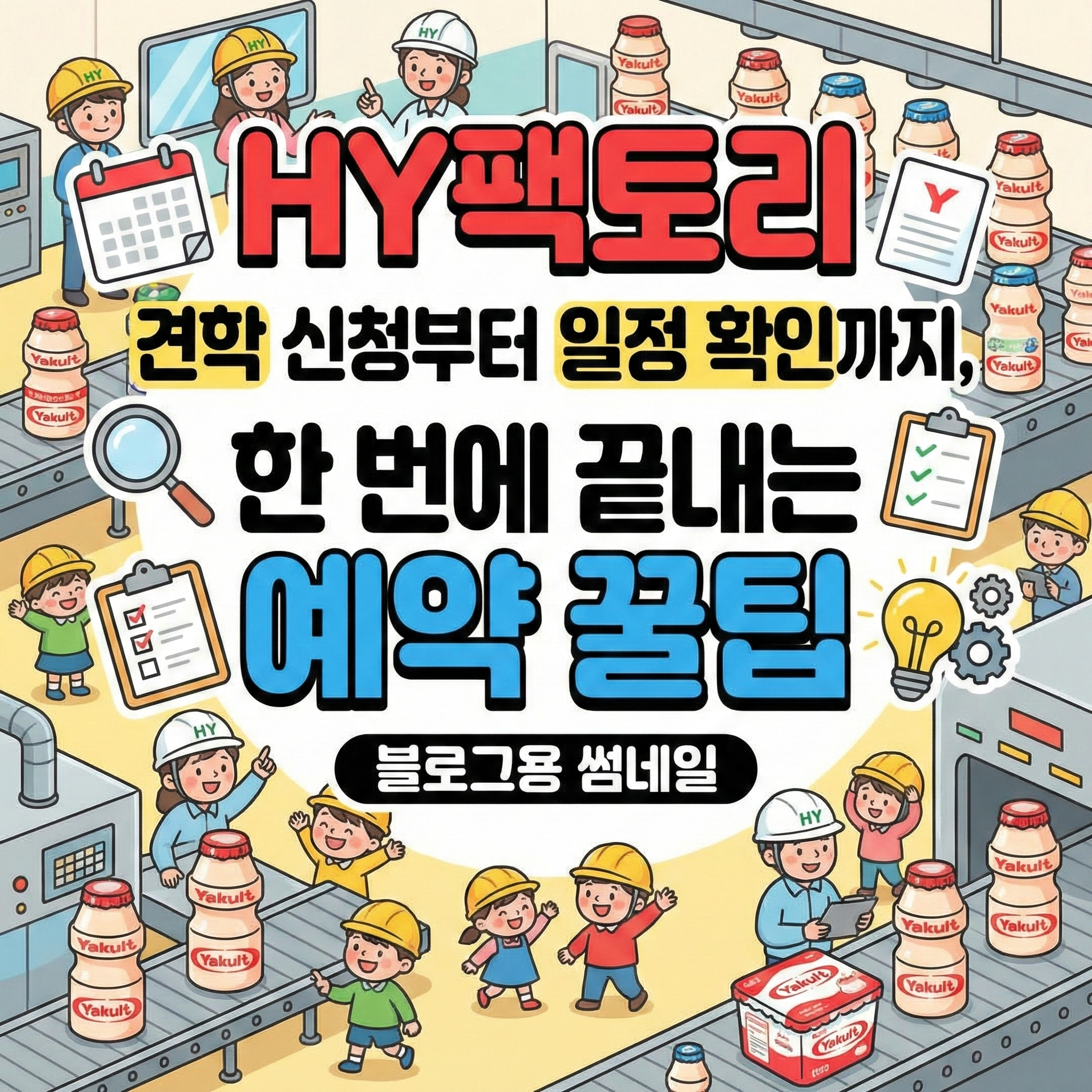 HY팩토리 견학 신청 일정 확인 예약 꿀팁 썸네일