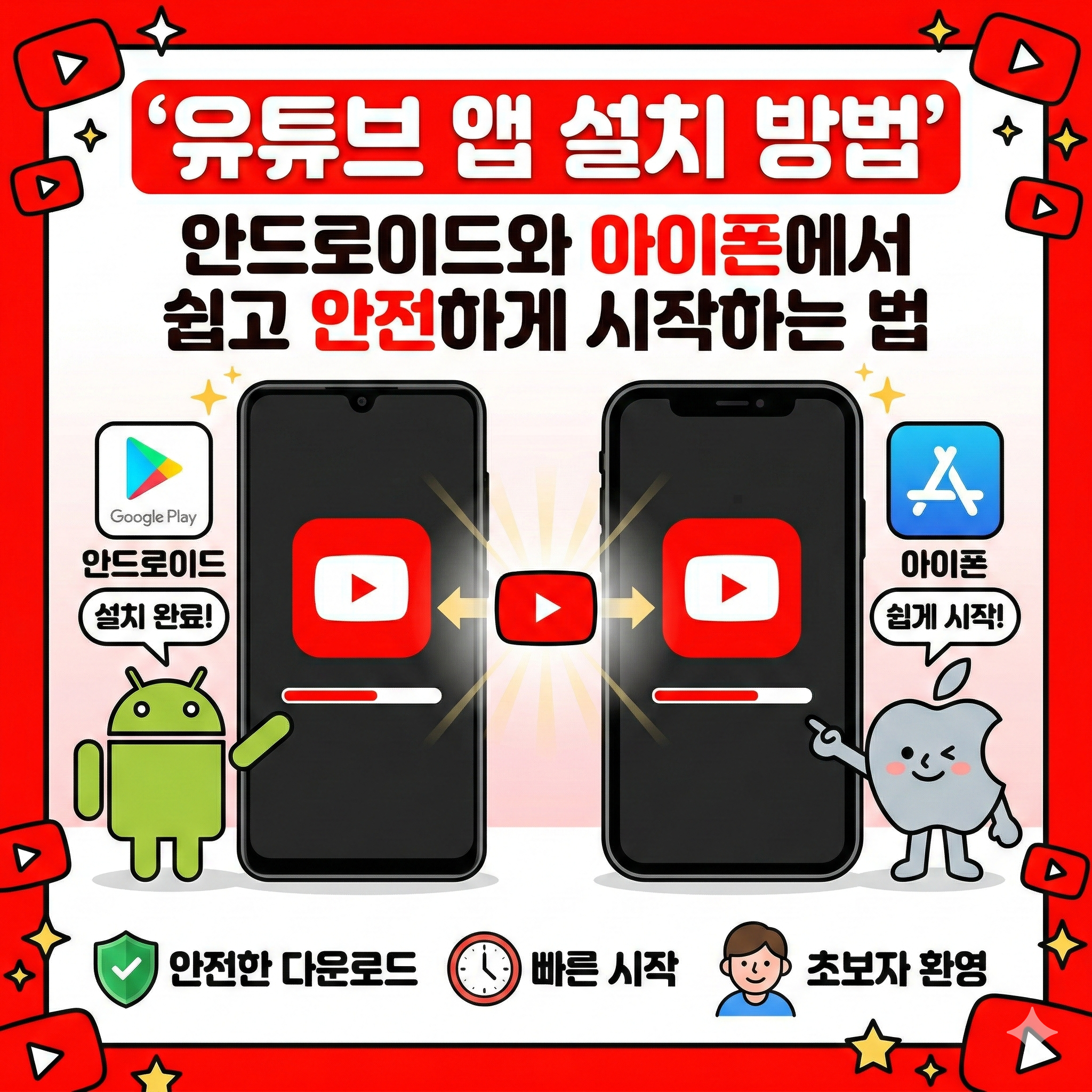 유튜브 앱 설치 방법 썸네일