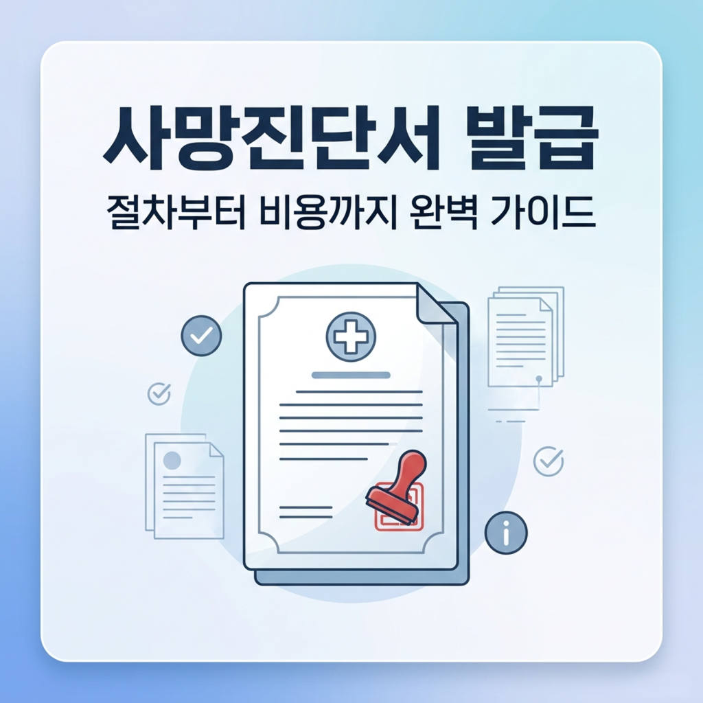 사망진단서 발급 절차부터 비용까지 완벽 가이드 썸네일