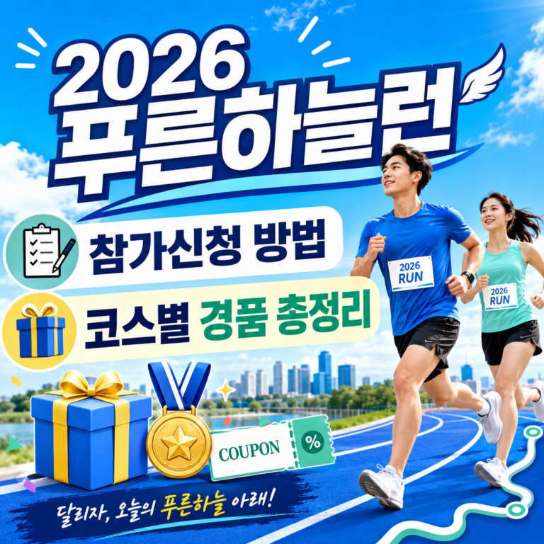 푸른하늘런 참가신청 방법