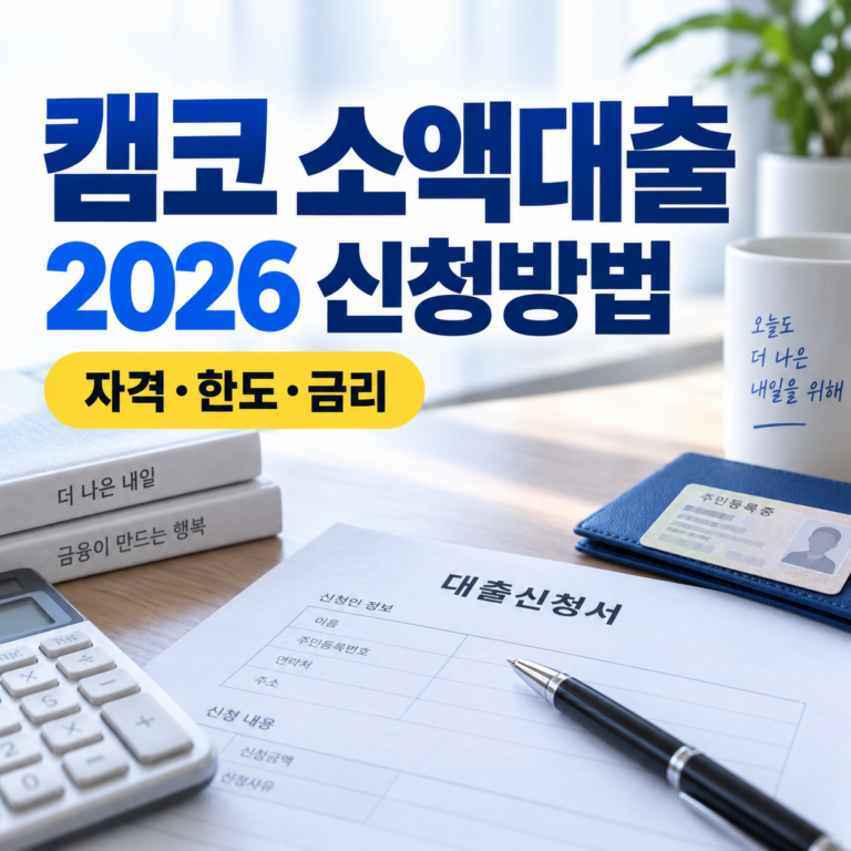 캠코 소액대출 신청방법 썸네일