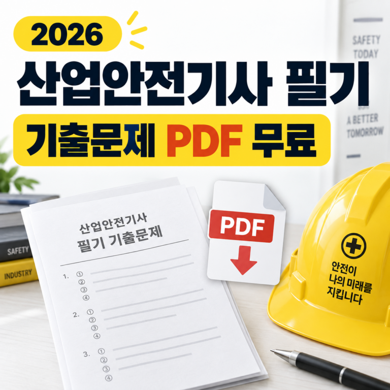 산업안전기사 필기 기출문제 다운 썸네일
