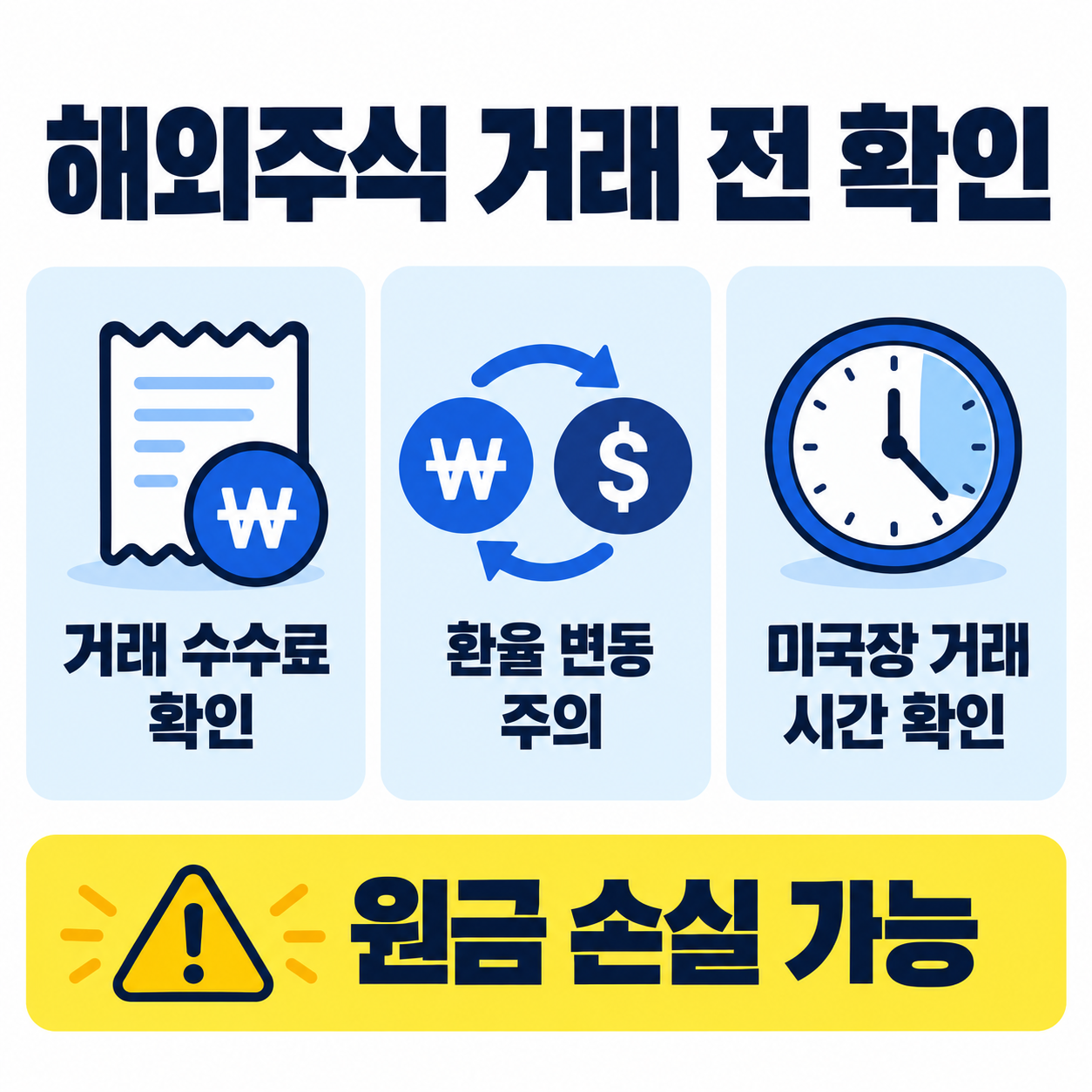 해외주식 거래 전 필수 체크 4